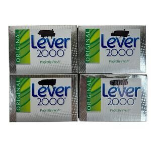 Lever 2000 Original 4 Pack Perfectly Fresh New Bar Soap 4.5oz Old Formula